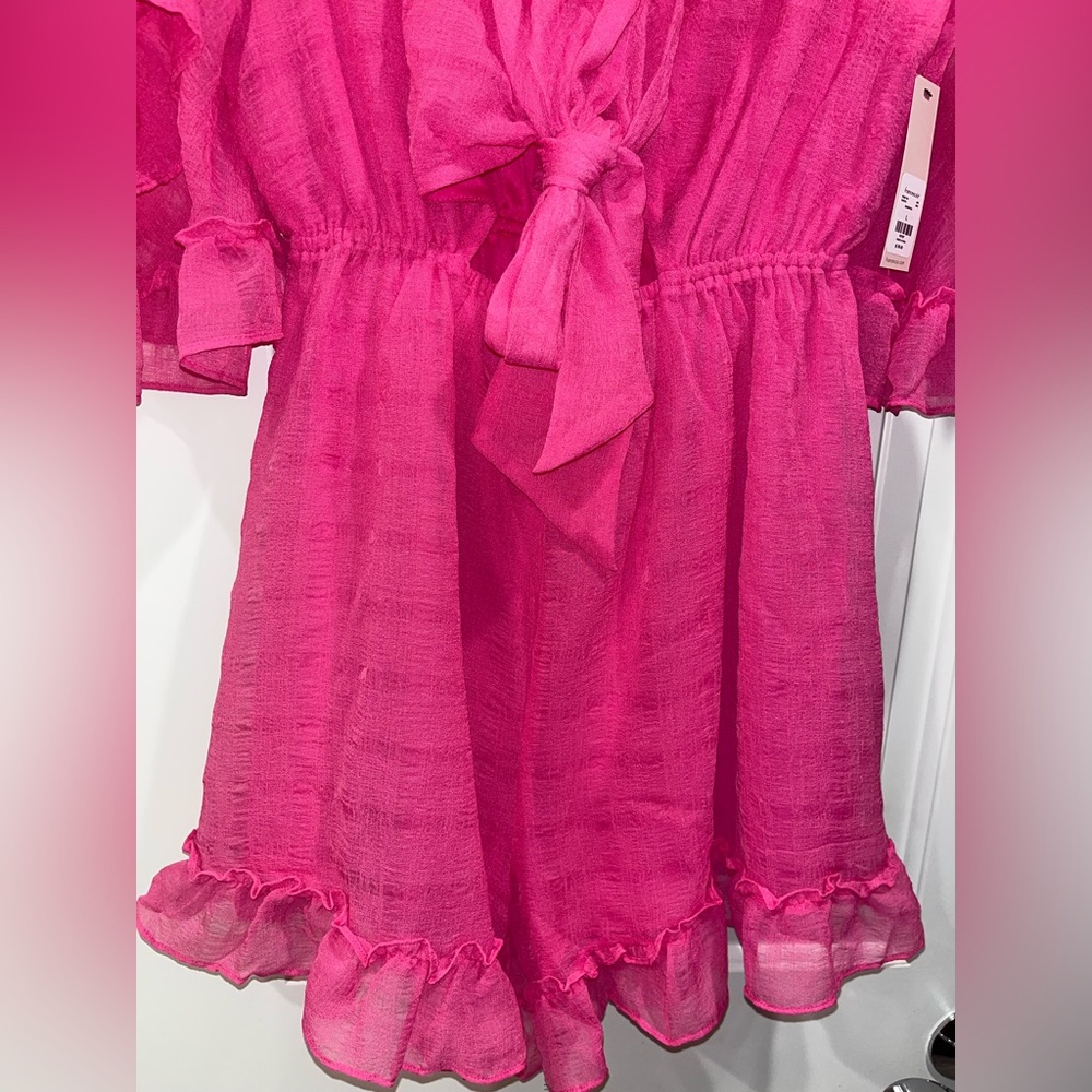 Hot pink romper